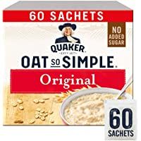 Los mejores  - Quaker Oats So Simple Original Microondas 27g Bolsitas X 60 (El embalaje puede variar)